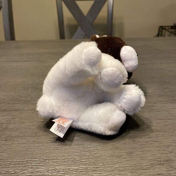 TY PORTIA Boston Terrier Puppy Dog 6” Stuffed Animal Toy VelveTy - Picture 5 of 7